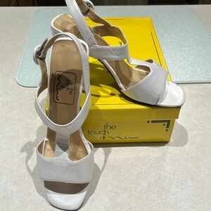 Pearl Open Toe Heels